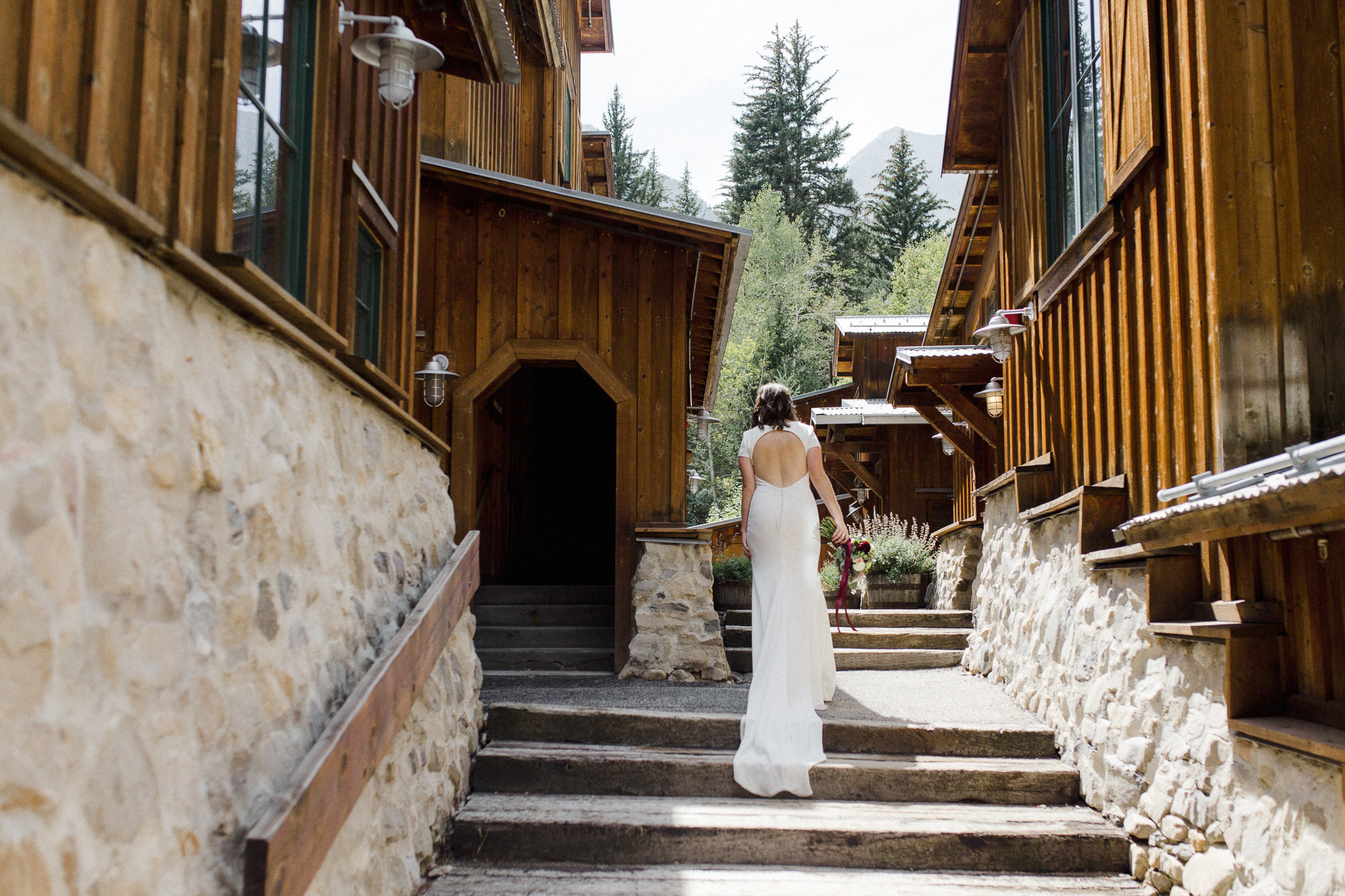 Bride at Sundance Resort.